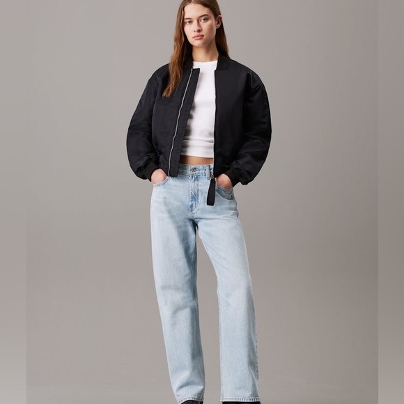 Calvin Klein CK light Blue Signature 90s Straight Leg Jeans size 30 women - Picture 7 of 15